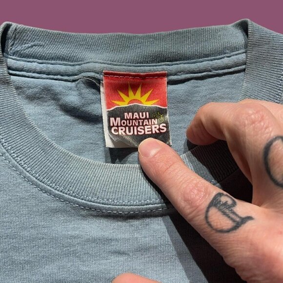 Vintage Maui mountain bike t shirt - Picture 5 of 6